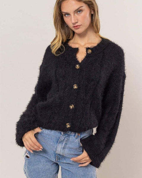 お歳暮 2024 Black Linn Cardigan – And Then LB トップス