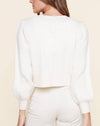 Coco White Bow Cardigan