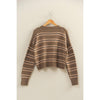 Striped Crew Neck Cozy Sweater