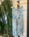 Vintage Floral Shimmer Dress