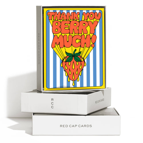 So Many Strawberries Greeting Card