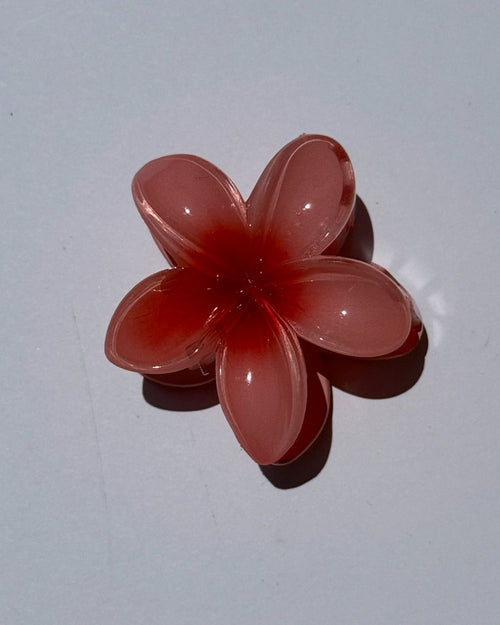 Plumeria Flower Claw Clips