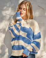 Blue Cornflower Stripe Sweater