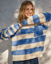 Blue Cornflower Stripe Sweater