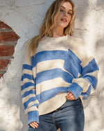 Blue Cornflower Stripe Sweater