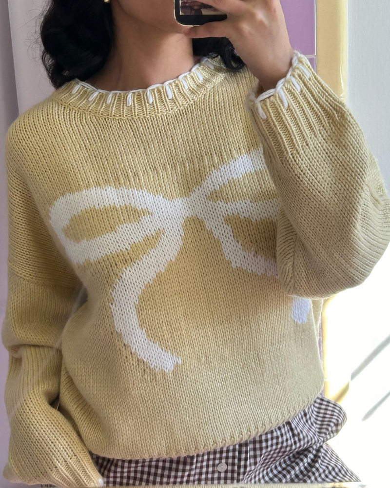 Butter Bow Sweater