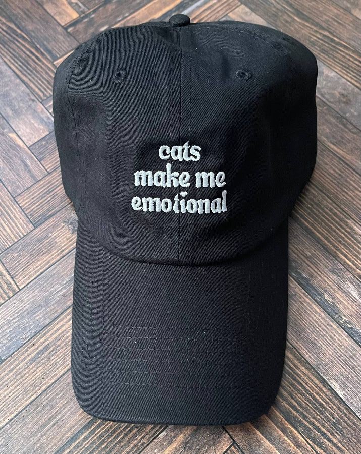 Cats Make Me Emotional Dad Hat
