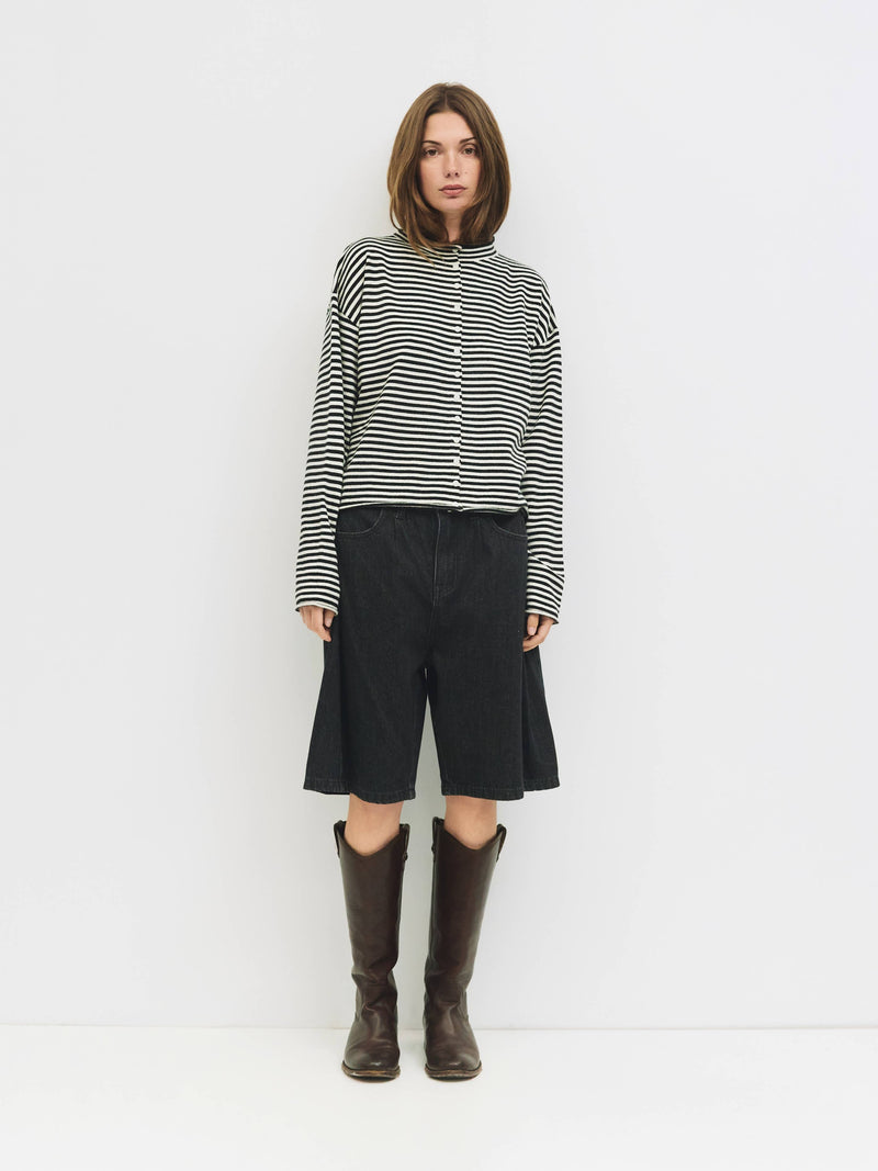 The Black Elisa Cardigan
