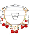 Cherry Heart Bag Chain