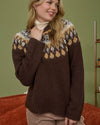 Aisle Fuzzy Fair Isle Sweater