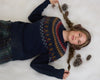 Aksel Fuzzy Fair Isle Sweater