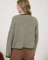 Olive Maria Striped Cardigan
