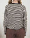 Brown Maria Striped Cardigan