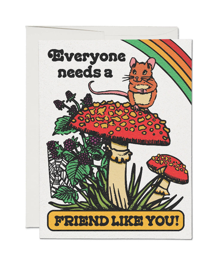 Mouse Friend Greeting Card