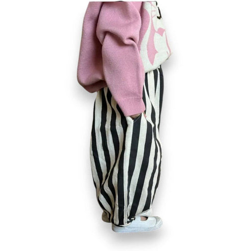 Kids Striped Baggy Pant