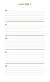 Denim One Line A Day