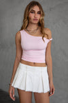 Brown Jaime Twist Top