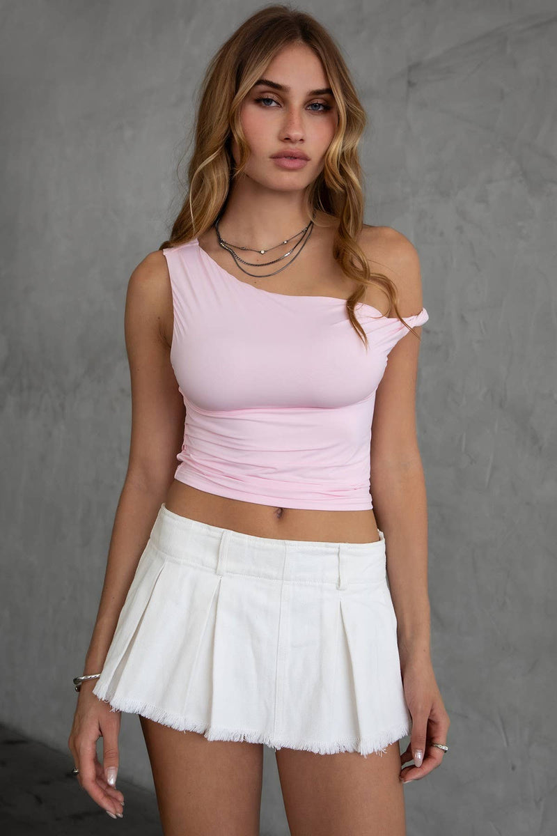 Brown Jaime Twist Top