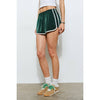 Green Parker Striped Track Shorts