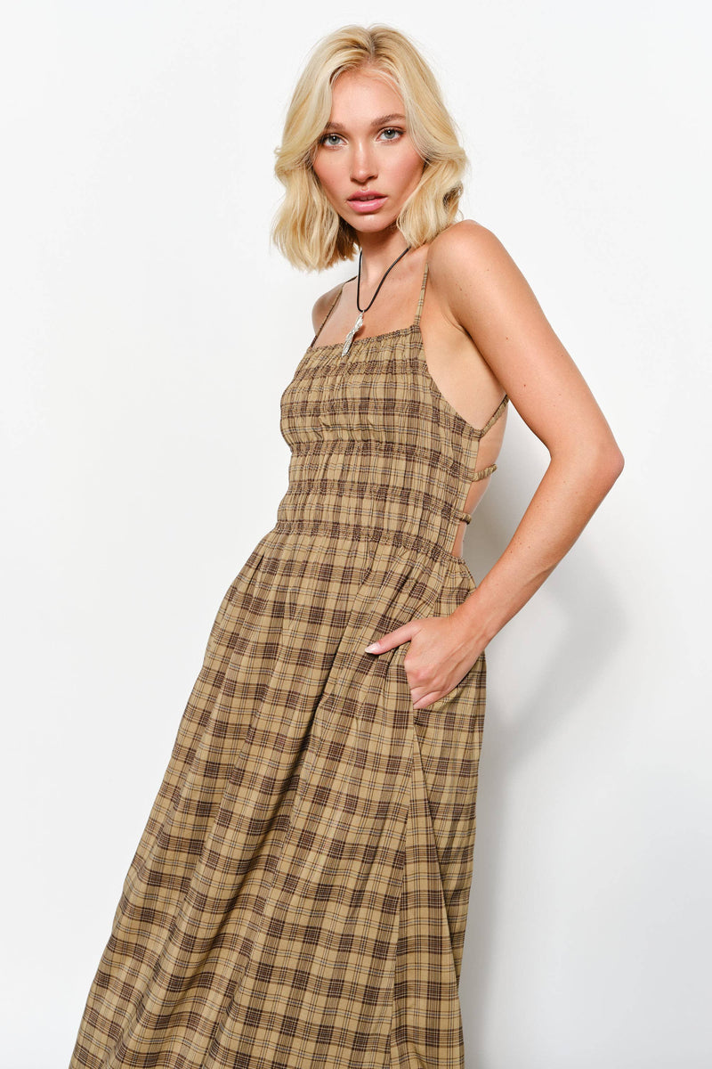 Nadie Open Back Maxi Dress
