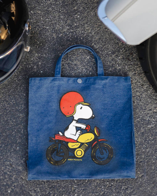 3P4 x Peanuts® - Snoopy Easy Rider Vintage-Style Market Tote