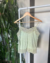 Vintage Sage Sequin Cami