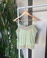 Vintage Sage Sequin Cami