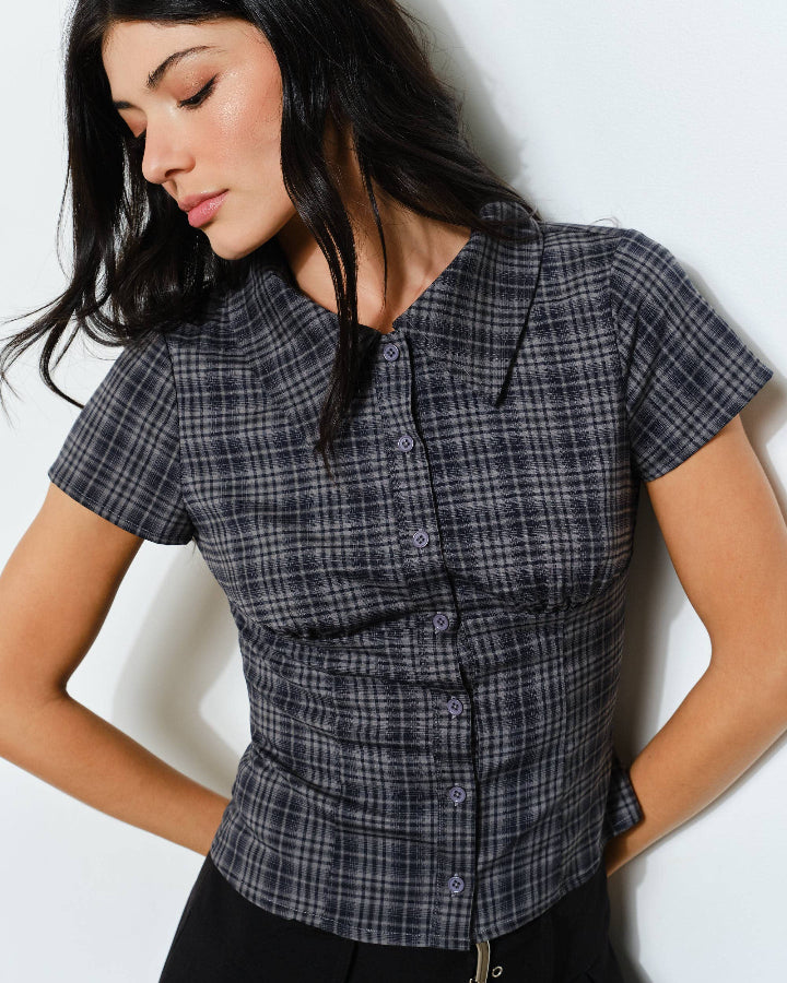 Colette Button Up Top