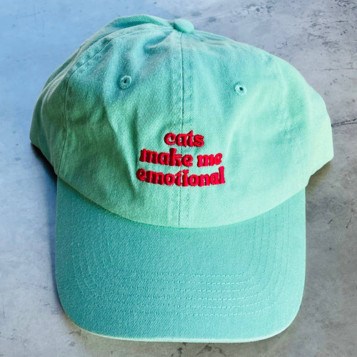 Cats Make Me Emotional Dad Hat