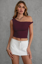 Brown Jaime Twist Top