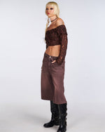 Chocolate Wide Leg Jorts