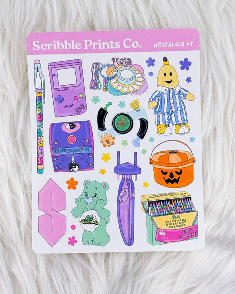 Nostalgia Volume 1 Sticker Sheet – And Then LB