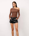 Alessia Asymmetrical Mesh Top