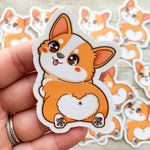 Corgi Booty Vinyl Sticker / Waterproof