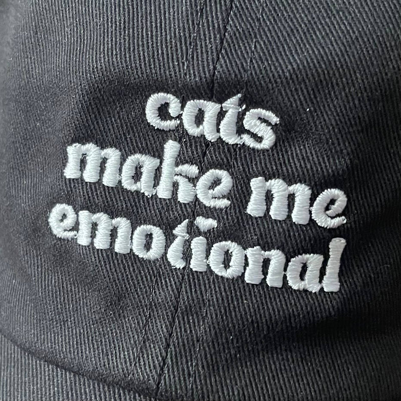 Cats Make Me Emotional Dad Hat
