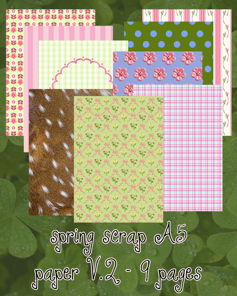 Spring Scrap Paper Pack – And Then LB