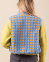 Baby Blue & Gold Fleece Vest