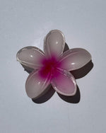 Plumeria Flower Claw Clips