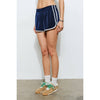 Green Parker Striped Track Shorts