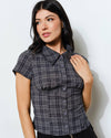 Colette Button Up Top
