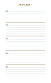 Denim One Line A Day