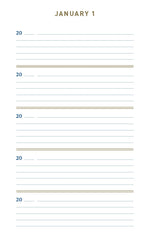 Denim One Line A Day