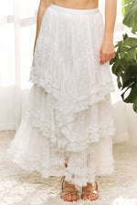 Plus Size Ruffle Tulle Skirt