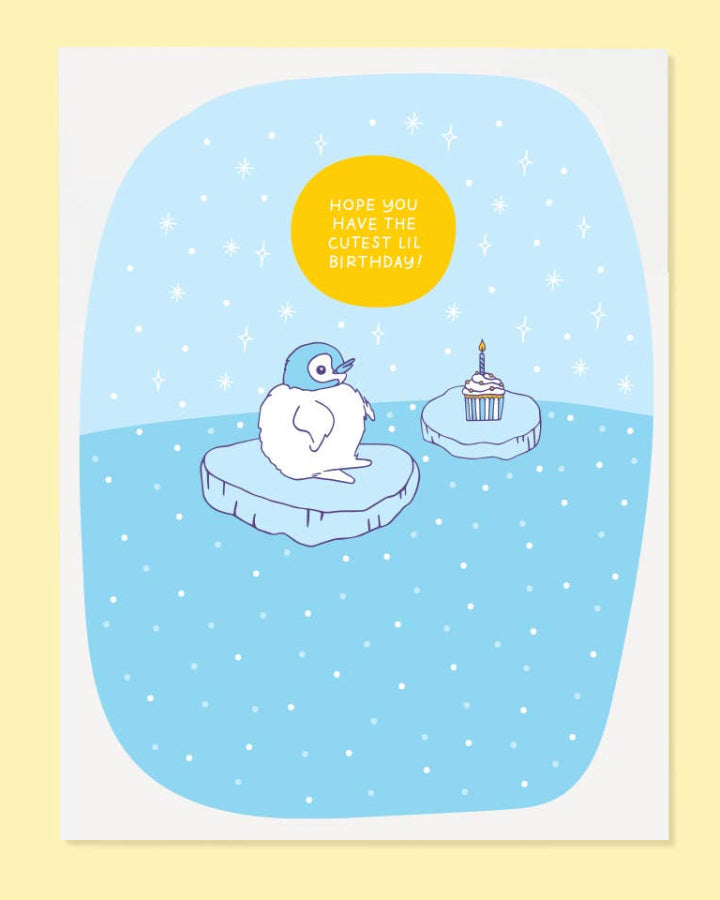 Penguin Lil Bday Card