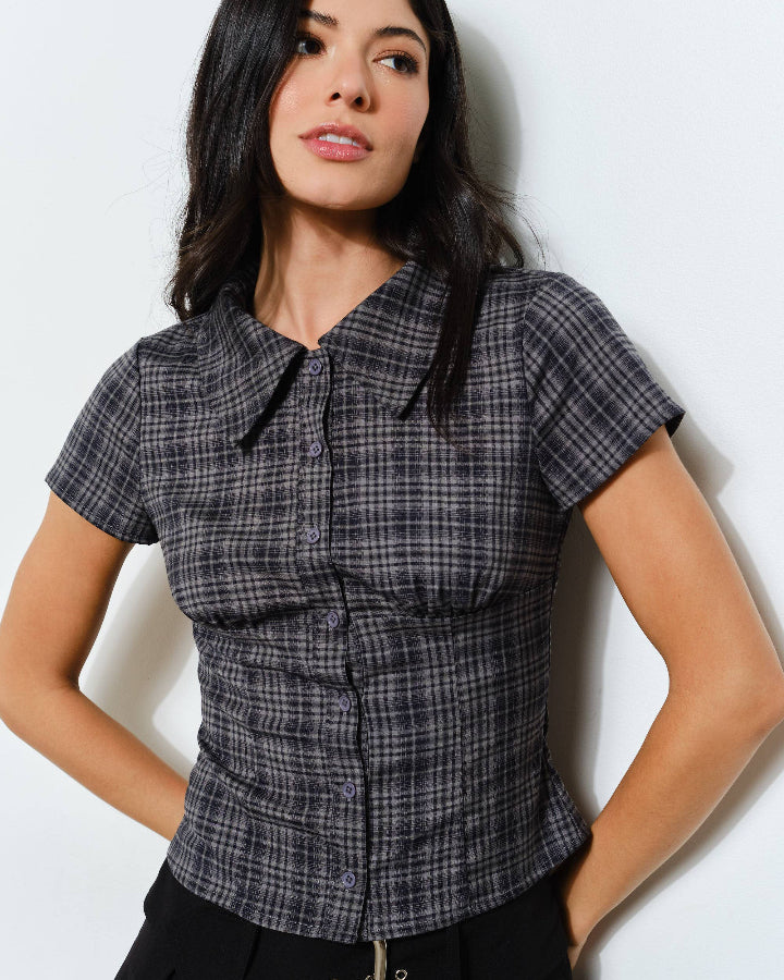 Colette Button Up Top