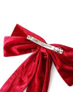 Velvet Ribbon Hair Clip