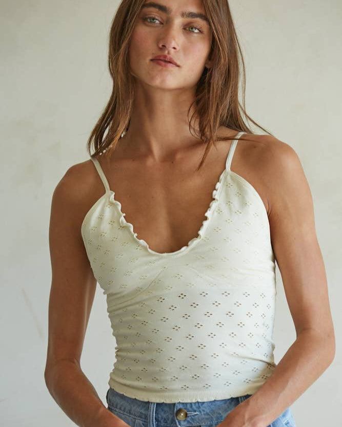 Sally Eyelet Cami