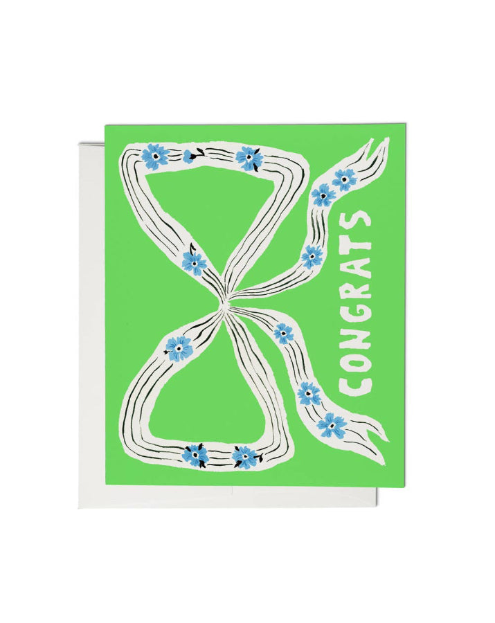 Perfect Bow Congrats greeting card