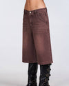 Chocolate Wide Leg Jorts
