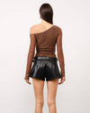 Alessia Asymmetrical Mesh Top